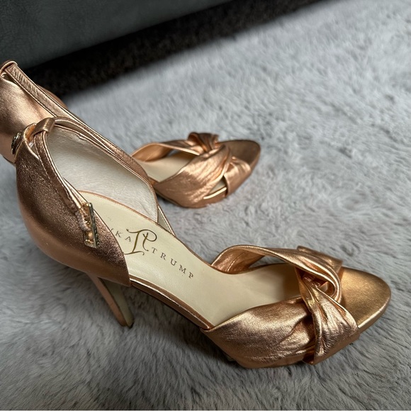 Ivanka Trump Basha shoes high heels open toes size 7.5M - Picture 5 of 9